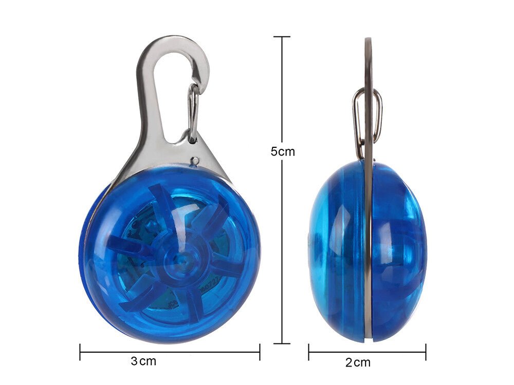 1 - 8 Led Hundehalsband Leuchtanhänger Hunde Leuchthalsband Blinkie Anhänger Licht - Easy2sell - Deluxe