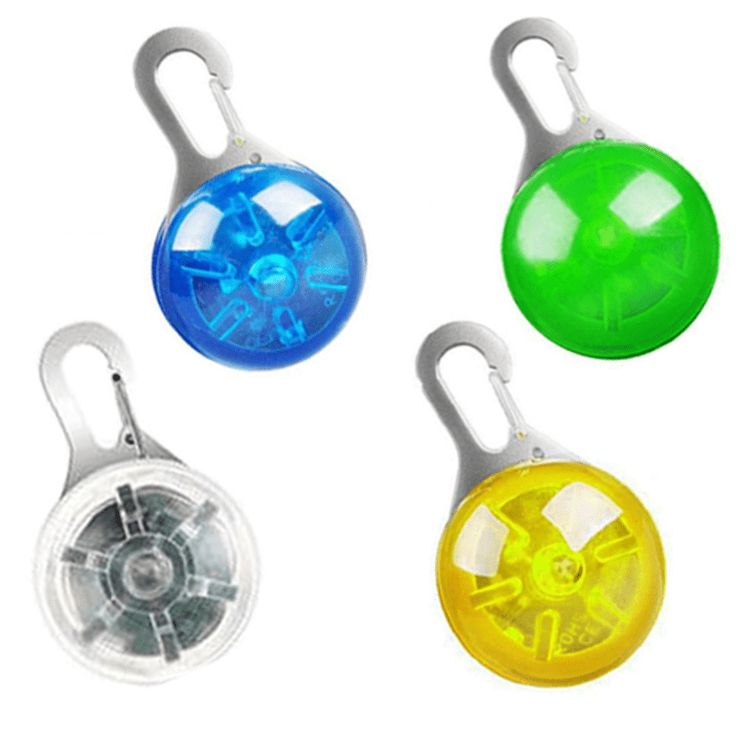 1 - 8 Led Hundehalsband Leuchtanhänger Hunde Leuchthalsband Blinkie Anhänger Licht - Easy2sell - Deluxe