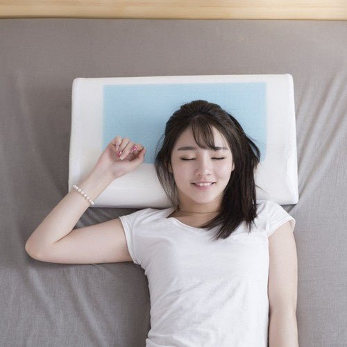 1 orthopädisches Kissen mit Memory - Schaum für Entspannung, Weiß - Easy2sell - Deluxe