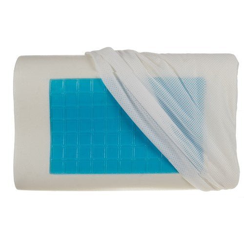 1 orthopädisches Kissen mit Memory - Schaum für Entspannung, Weiß - Easy2sell - Deluxe