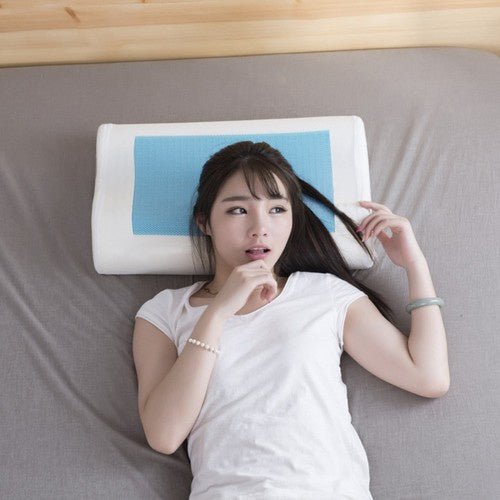 1 orthopädisches Kissen mit Memory - Schaum für Entspannung, Weiß - Easy2sell - Deluxe