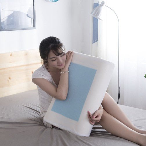1 orthopädisches Kissen mit Memory - Schaum für Entspannung, Weiß - Easy2sell - Deluxe