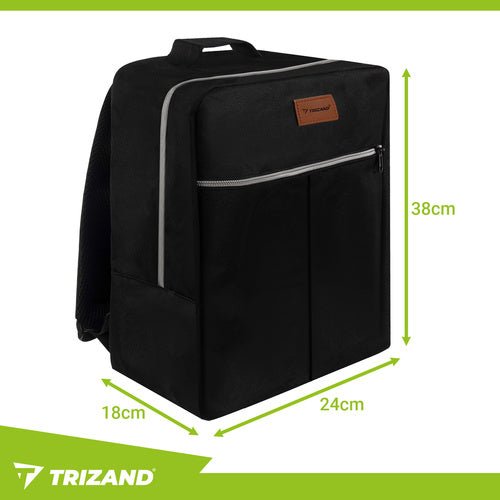 1 Reiserucksack mit Kosmetiktasche für Handgepäck, schwarz - Easy2sell - Deluxe