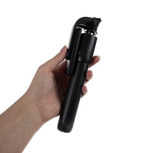 1 Selfie - Stick mit Fernbedienung für einfache Fotos schwarz - Easy2sell - Deluxe