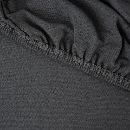 1 Spannbettlaken aus Baumwolljersey mit Gummizug grau - Easy2sell - Deluxe