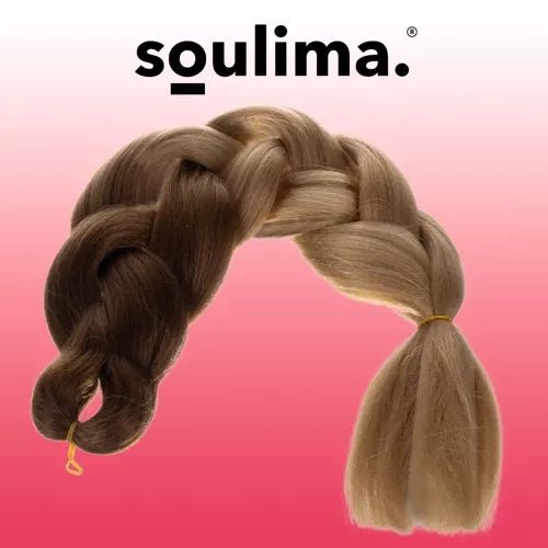1 Stück Ombre Zopf aus Kunsthaar, leicht, blondes Ombre - Easy2sell - Deluxe