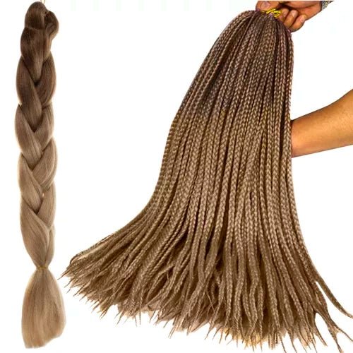 1 Stück Ombre Zopf aus Kunsthaar, leicht, blondes Ombre - Easy2sell - Deluxe