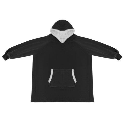 1 XXL - Sweatshirt - Decke oversize, warm, schwarz - Easy2sell - Deluxe