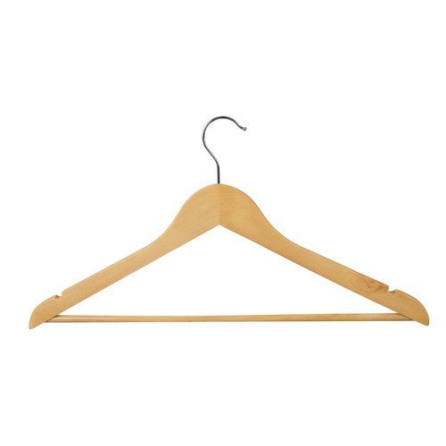 10 Kleiderbügel aus Holz mit ergonomischer Form - Easy2sell - Deluxe