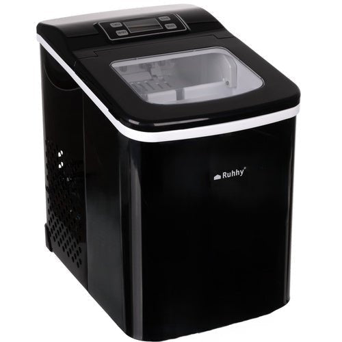 12 kg Eismaschine mit Display und Timer, schwarz - Easy2sell - Deluxe
