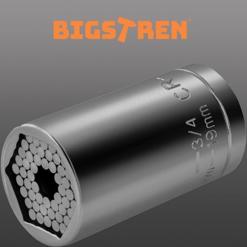 Universal Steckschlüssel 1/4-3/4' 7-19mm Adapter Bohrer Multischlüssel 4296