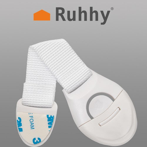 Sicherheits - Schloss für Schränke 10 Stk. weiß