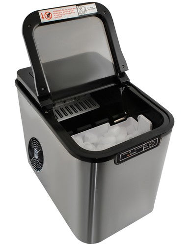 Eiswürfelbereiter Eismaschine 12 kg/24h 2,2 l 120 W 9 Würfel ABS 33x25x36,5 cm