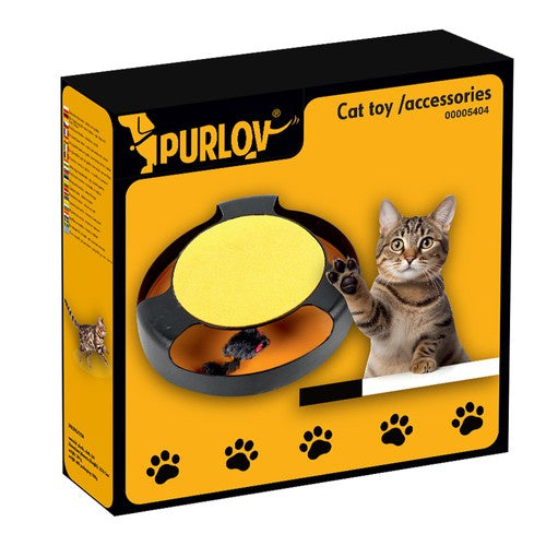 Katzenspielzeug - ein Rad mit einer Maus