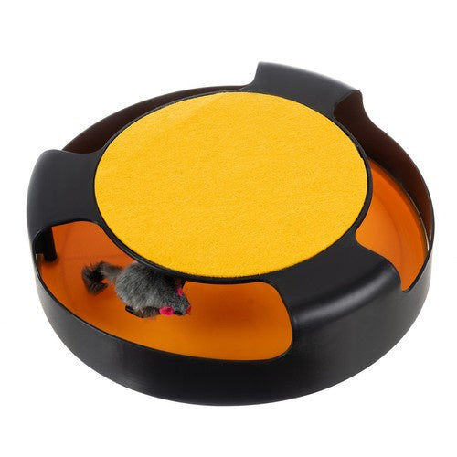 Katzenspielzeug - ein Rad mit einer Maus