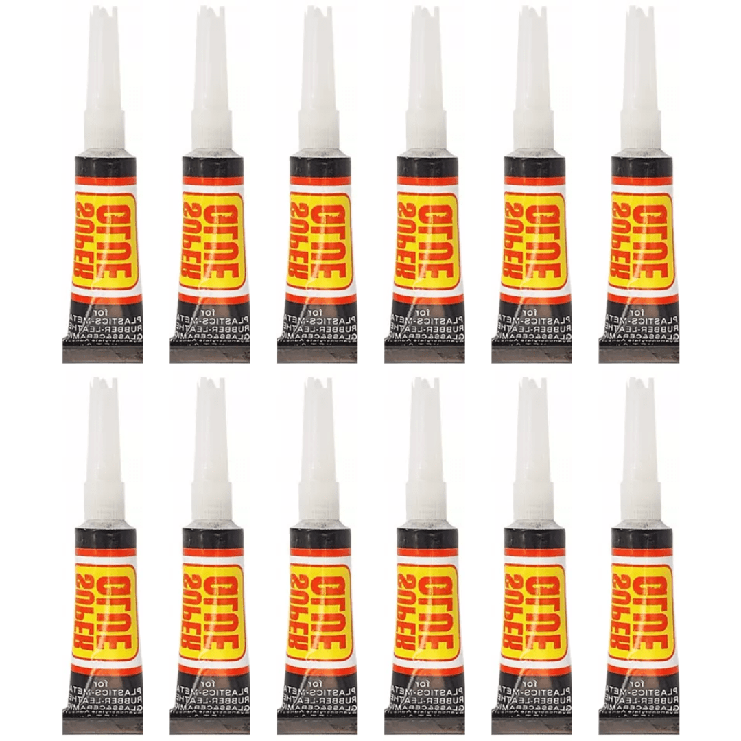 12x 3g Sekundenkleber Alleskleber Universal Schnellkleber Super Glue Extra Stark - Easy2sell - Deluxe