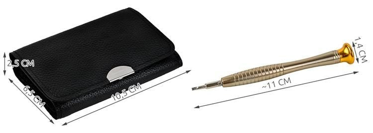 Präzisions-Schraubendreher-Set 25-in-1 24 Bits Chrom-Vanadium-Stahl Magnetetui