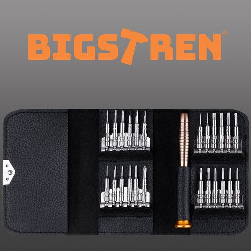 Präzisions-Schraubendreher-Set 25-in-1 24 Bits Chrom-Vanadium-Stahl Magnetetui