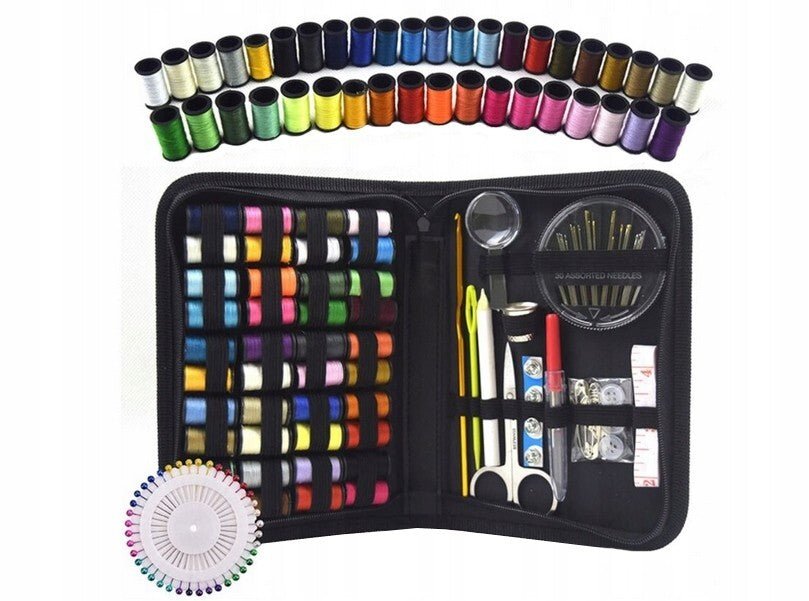 130er XL - Nähset Reiseset Nähzubehör Set Nähzeug Nähkästchen Nähen Anfänger Reise - Easy2sell - Deluxe