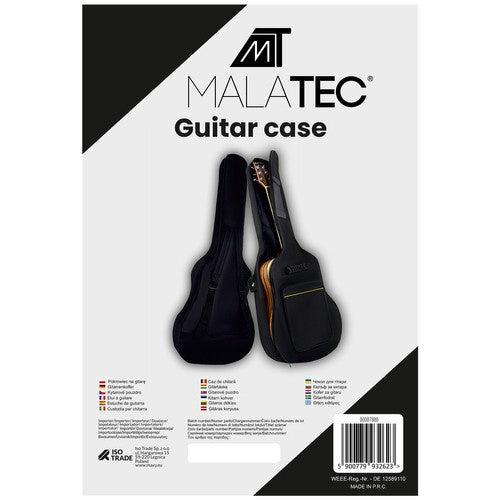 Gitarrentasche für klassische Gitarre 41 Zoll schwarz verstellbare Rucksackgurte