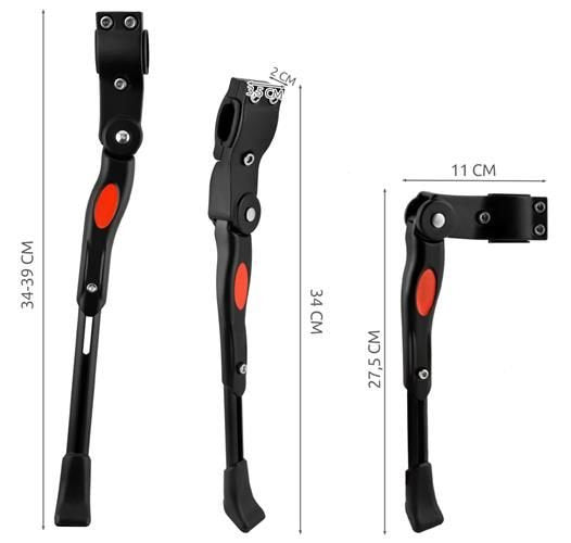 Fahrradständer Universal Hinterrad verstellbar 24-29 Zoll Aluminium Schwarz
