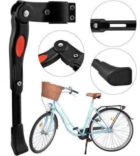 Fahrradständer Universal Hinterrad verstellbar 24-29 Zoll Aluminium Schwarz