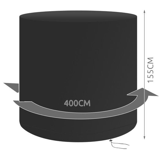 Hängesessel Abdeckung 200D Oxford wasserdicht winddicht UV-Schutz schwarz Set