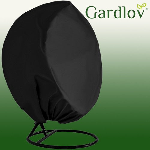 Schutzhülle Hängesessel doppelt 450 x 155 cm Oxford-Stoff Schwarz wetterfest