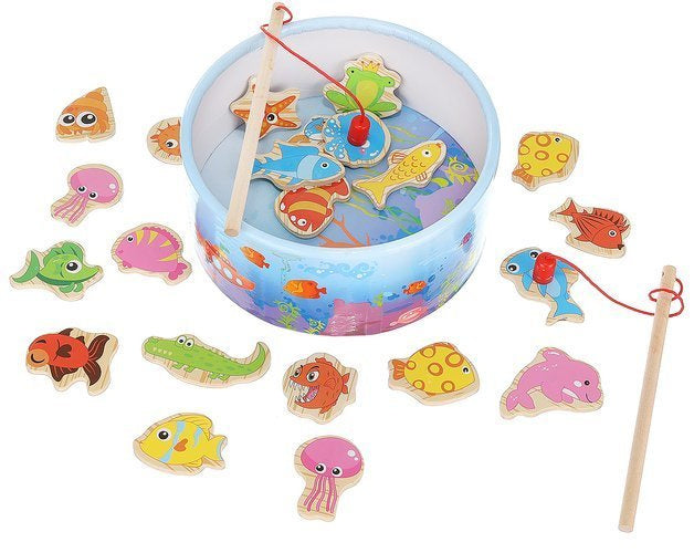 Spiel „Fische fangen“ für einen Magneten, 22-tlg.