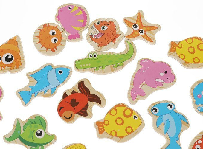 Spiel „Fische fangen“ für einen Magneten, 22-tlg.