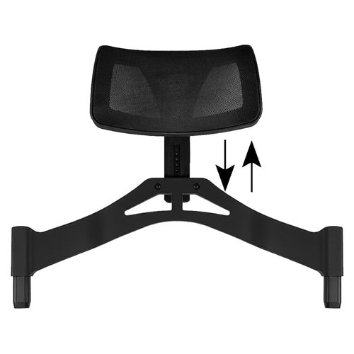 Schminkstuhl Make-up Stuhl Regiestuhl klappbar Kopfstütze Fußstütze Schwarz