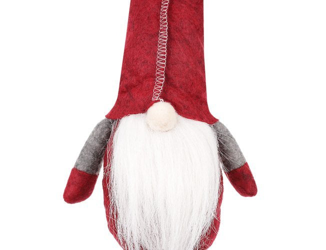 Sitzender roter Elf