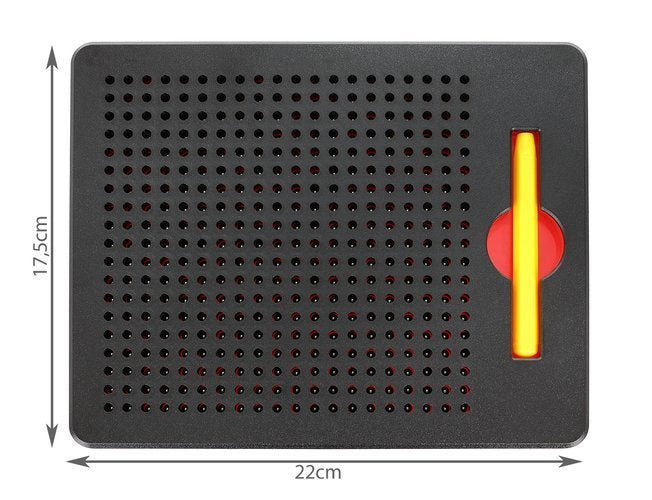 Brett + Magnetkugeln + Stift mit Magnet