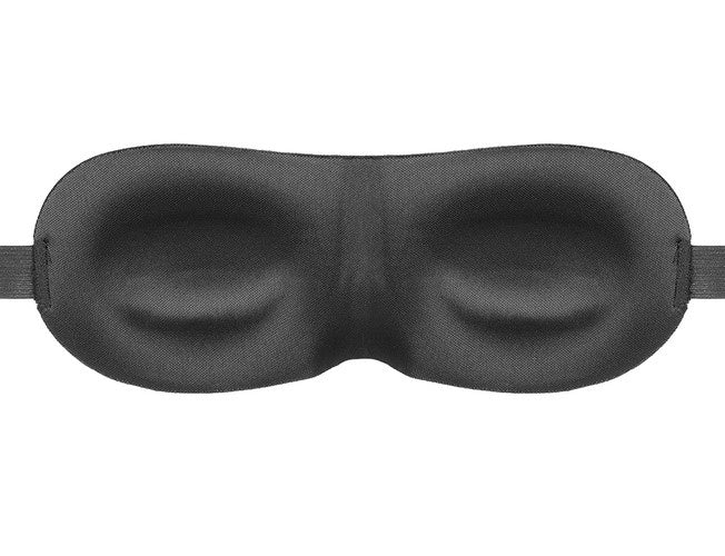Schlafmaske 3D + Ohrstöpsel Schwarz ISO