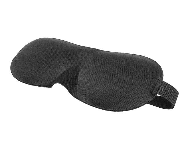 Schlafmaske 3D + Ohrstöpsel Schwarz ISO