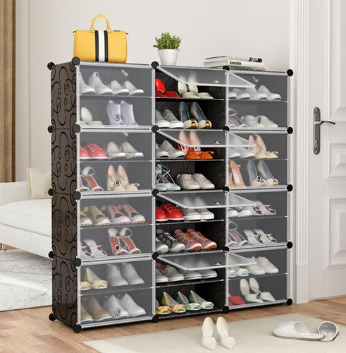 Modulares Schuhregal – 6 Ebenen