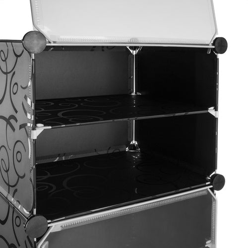 Modulares Schuhregal – 6 Ebenen