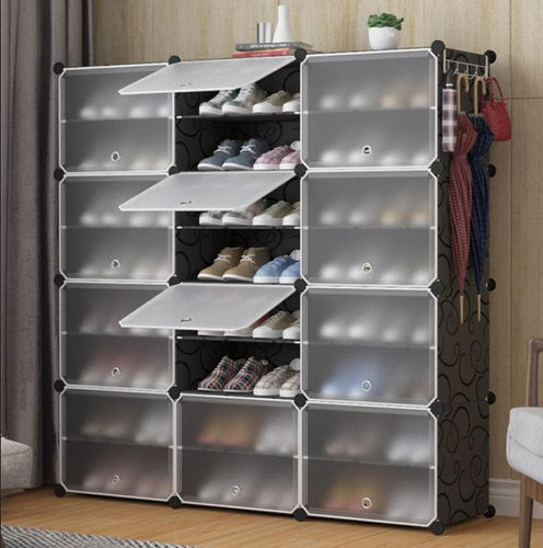 Modulares Schuhregal – 6 Ebenen