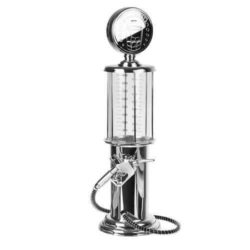 Getränkespender 1 l Zapfsäule Bier Wein Wodka Party Selbstbedienung ABS Chrom