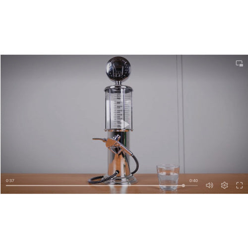 Getränkespender 1 l Zapfsäule Bier Wein Wodka Party Selbstbedienung ABS Chrom