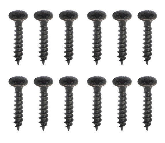 Schwarzer Wandhalter - 5er-Set.