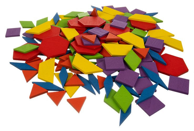 Geometrie Lernspiel Holzpuzzle Formen Farben 155 Teile 24 Karten Aufbewahrung
