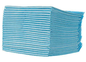Trainingsunterlagen Hunde 33 x 45 cm 100 Stück 2 Rollen Kotbeutel blau weiß
