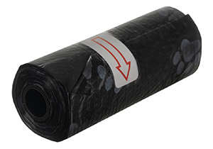 Trainingsunterlagen Hunde 33 x 45 cm 100 Stück 2 Rollen Kotbeutel blau weiß