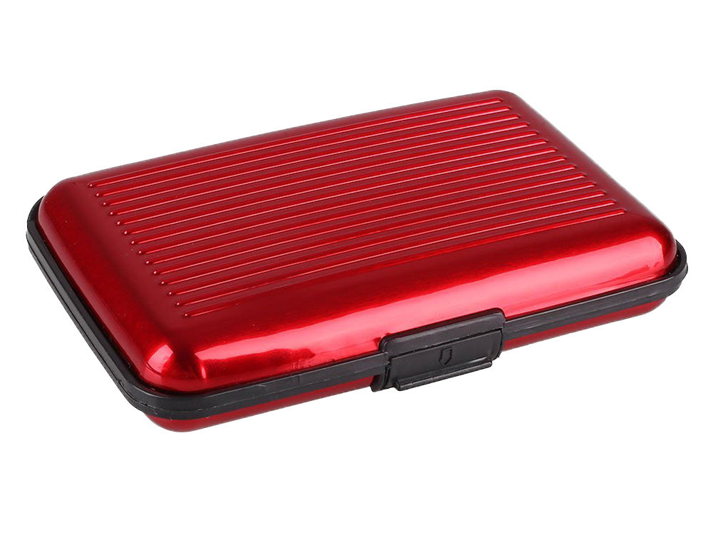 Kartenetui WT-40914 Rot - Sicherer RFID-Schutz für Karten und Geld KP40914