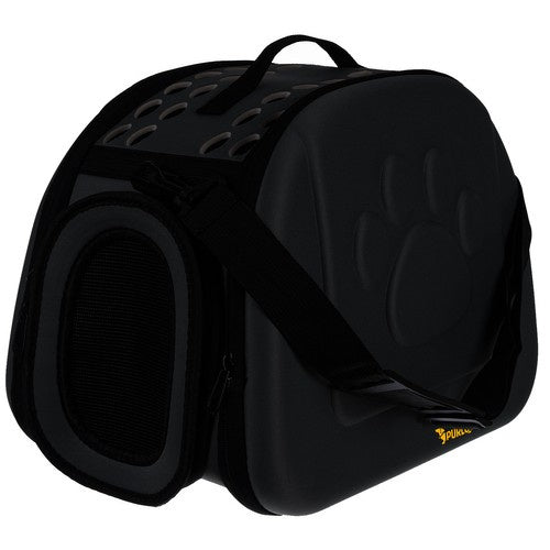 Hundetragetasche Katze Kaninchen Transporttasche EVA schwarz bis 6 kg 43x32x27cm