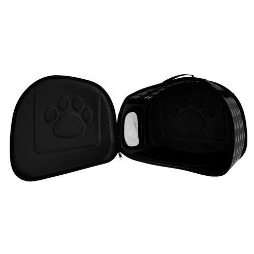 Hundetragetasche Katze Kaninchen Transporttasche EVA schwarz bis 6 kg 43x32x27cm