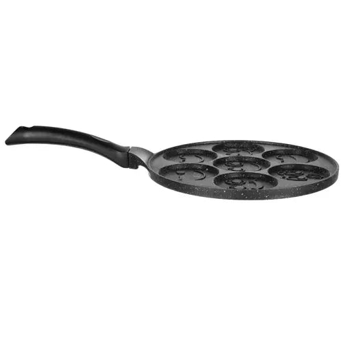Spiegeleipfanne Pancake Pfanne Eierpfanne Smiley Motiv 7-fach Ø26 cm Induktion