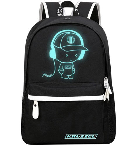 Kruzzel 19374 USB leuchtender Rucksack