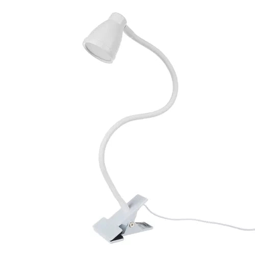Schreibtischlampe mit Clip - weiß Izoxis 19455